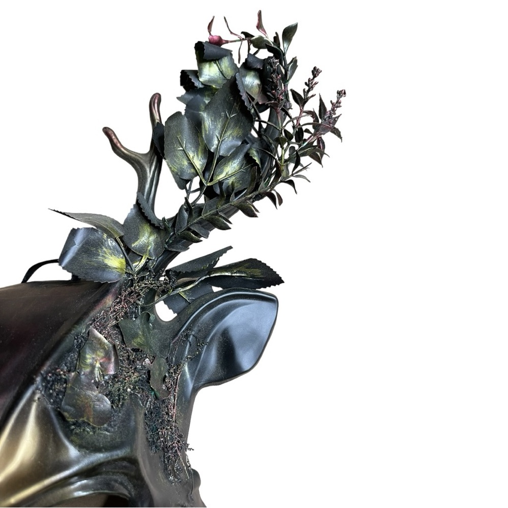Halloween Molded Fairy/Forest Sprite/Faye Tie Back Mask - Picture 4 of 6